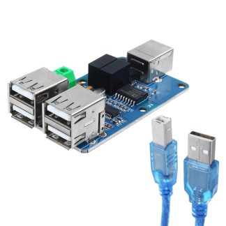 Isolateur USB Quad USB HUB Module d'isolement Couplage Protection Board ADUM3160