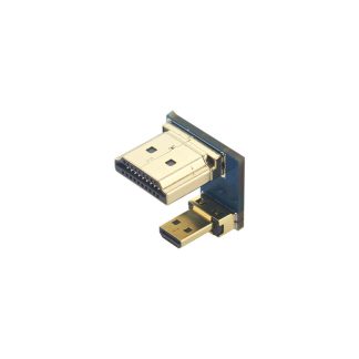 Catda 8 pieces adaptateur HDMI HDMI mele e Micro HDMI adaptateur mele convertisseur connecteur haute vitesse pour Raspberry Pi 4B