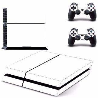 White Skin Sticker pour PS4 Play Station 4 Console 2 Protector Protector Skin