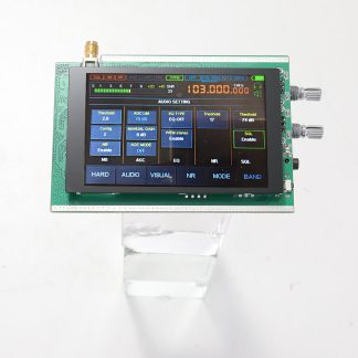 Recepteur Malachite 50K-200MHz avec affichage 3,5 pouces LCD Contrele du retroeclairage de reduction du bruit Malahit DSP SDR Full Mode UHF AGC Radio HAM