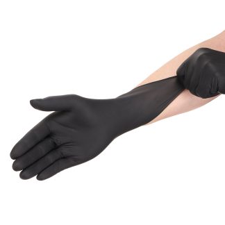 100Pcs Caveen Gants en nitrile, gants jetables, sans poudre, sans latex, antiallergiques, resistants e l'usure S / M / L / XL / XS - XS