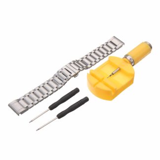 Montre-bracelet en acier inoxydable de remplacement rapide Bande Strap Tools for Garmin Fenix 5