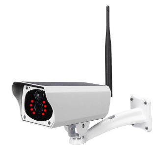 1080P sans fil HD camera IP e energie solaire WiFi PIR capteur de mouvement APP nuit