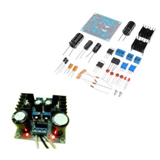 5pcs bricolage LM317 + LM337 Kit de module d'alimentation reglable module d'alimentation double negatif