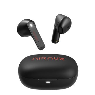 BlitzWolfe AIRAUX AA-UM4X Bluetooth V5.0 Demi intra-auriculaire TWS ecouteurs HiFi Stereo Touch Control ecouteur Casque etanche avec mini boetier de charge - Noir