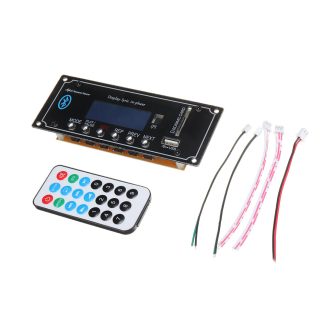 12 V Plug-in Card Module de lecteur Audio MP3 prend en charge l'affichage de l'ecran e matrice de points Synchronisation des paroles Carte de decodeur Audio Bluetooth