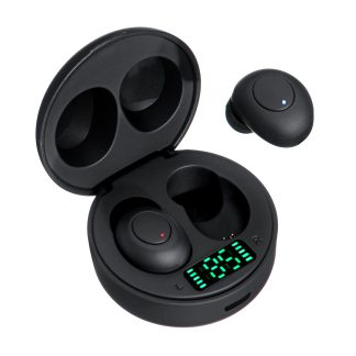 TWS bluetooth 5.0 ecouteurs e affichage numerique Smart Touch Couplage automatique du casque avec la boete de chargement pour Xiaojmi Huawei - Noir