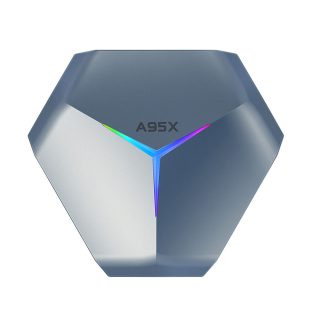 A95X F4 Amlogic S905X4 2GB RAM 16GB ROM Android 10.0 HD 4K RGB Light TV Box Smart TV Box bluetooth 2.4G 5G WIFI Google Play Youtube Video TV BOX - Prise UE