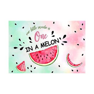 5x3FT 7x5FT Pasteque One dans un Melon Anniversaire Photographie Toile de Fond Studio Prop Fond - 0.9x1.5m