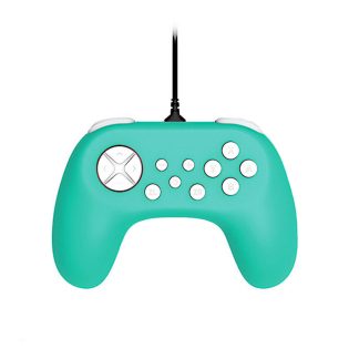 DOBE TNS-19075 contreleur de jeu de vibration de moteur de manette de jeu filaire pour console de jeu Nintendo Switch - Vert
