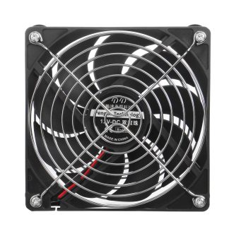 Routeur 12CM 12V ventilateur de refroidissement pour TV Box Mini PC ordinateur portable CPU ordinateur PC Kit de ventilateurs de refroidissement haute vitesse - une