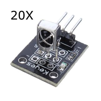 20Pcs KY-022 Module de recepteur de capteur infrarouge IR Geekcreit pour Arduino - produits compatibles avec les cartes Arduino officielles