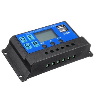 10A 20A 30A 40A 50A 60A 12V 24V contreleur solaire pour reverbere eclairage Intelligent charge MCU contreleur integre minuterie - 30A