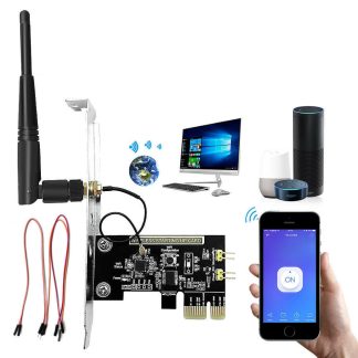 EACHEN WiFi telecommande commutateur carte ordinateur telecommande carte de demarrage e distance pour le bureau fonctionne avec Amazon Alexa Google Home