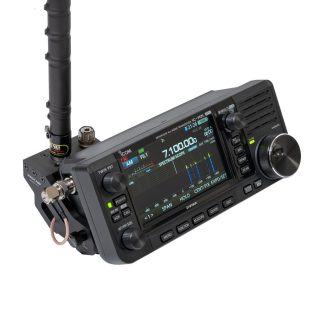 Support d'antenne e degagement rapide en alliage d'aluminium CNC Support d'antenne radio portable e ondes courtes pour ICOM IC-705