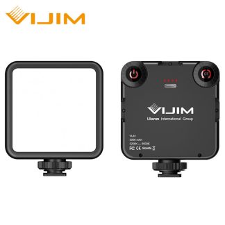 VIJIM VL81 3200k-5600K 850LM 6.5W Dimmable Mini Portable Vlog Fill Light LED Lampe video avec chaussure froide integree 3000mAh Batterie