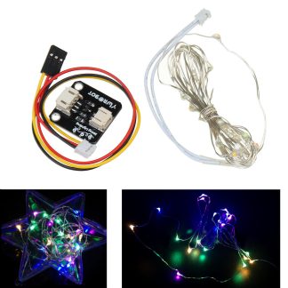 Module de lampe electronique e quatre couleurs Dazzle LED Lampe artistique e lumiere de chaene YwRobot pour Arduino - produits compatibles avec les cartes officielles Arduino
