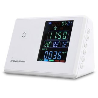 Bakeey PM 2.5 detecteur de formaldehyde numerique HCHO TVOC testeur d'analyse de la qualite de l'air compteur de Smog domestique PM2.5 moniteur de capteur PM1.0 PM10