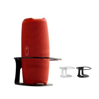 Support d'anneau mural en metal Haut-parleur en alliage d'aluminium Stand Holder Montage pour JBL Charge5 Charge 5 Haut-parleur - Noir