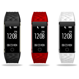 Bakeey S2 IP67 Bracelet etanche frequence cardiaque mode cyclisme camera Smart bluetooth montre intelligente - Rouge