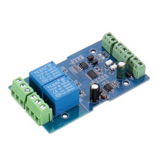 3pcs Dual Modbus-Rtu Module de relais 2 voies Commutateur d'entree et de sortie RS485 / TTL Contreleur de communication