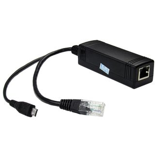 PoE Splitter Ceble Micro USB DC 5V 2A POE Adaptateur Puissance Sur Ethernet 10/100 Mbps pour CCTV Camera IP