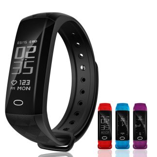 KALOAD M2H Moniteur de frequence cardiaque sport pression arterielle IP67 Bracelet intelligent etanche - Violet