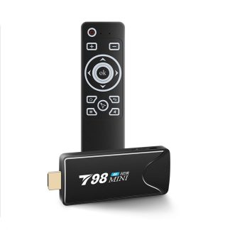 T98 Mini Rockchip RK3318 Quad-core 2GB RAM 8GB ROM 2.4G 5G WiFi bluetooth 4.0 Android 10.0 4K H.265 VP9 HDR TV Stick Smart TV Box - NOUS