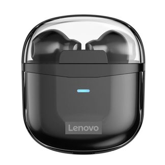 Lenovo XT96 TWS Bluetooth 5.1 Casques d'ecoute e faible latence Sport Gaming ecouteurs HiFi 3D Stereo Reduction du bruit Transparent Shell Casque avec microphone - Noir
