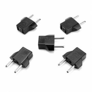 5pcs adaptateur de prise de voyage aux etats-Unis adaptateur de prise de courant alternatif de pays de l'UE pour voyage