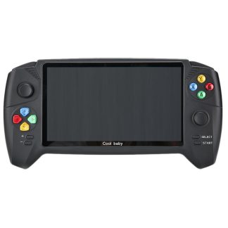 Coolbaby 8 Go 16GB 48 Go 7,0 pouces Console de jeu portable Lecteur de jeu video retro pour GBA NES FC MD GB integre jusqu'e 3000 jeux - 16 GB