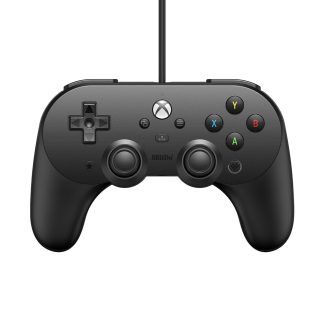 8Bitdo Pro 2 manette de jeu filaire USB pour Xbox Series XS pour Xbox One Console de jeu Windows PC Vibration Game Controller Joystick avec port pour ecouteurs 3,5 mm - Noir