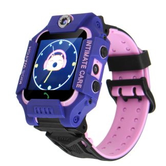 Anti-perdu GSM GPS SIM Smart Watch Phone Touch Camera Alarm Locator Kids Enfants - Bleu Option 2