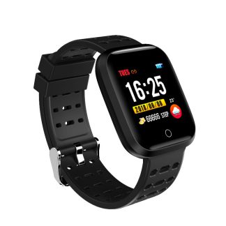 XANESe Y18 1.33 '' IPS ecran tactile en couleur Montre intelligente etanche Moniteur de frequence cardiaque Bracelet de remise en forme intelligente - Rouge
