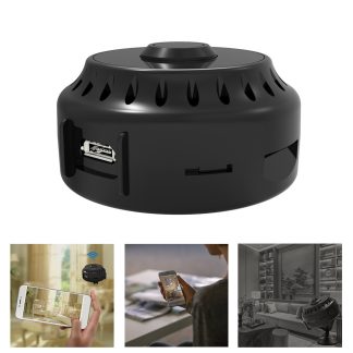 XANESe 1080P Camera USB Rechargeable Infrarouge Camera de Vision Nocturne Video DV pour la Maison