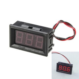 5Pcs 0.56 pouces rouge AC70-500V Mini Digital Volt Meterr Voltage Panel Meter