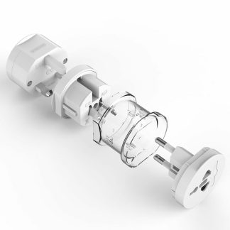 US / UK / EU / AU tout en One adaptateur universel prise convertisseur prise de courant pour la maison et les voyages - Blanc