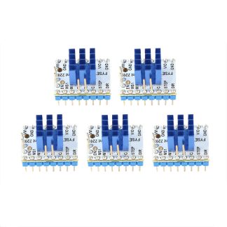 10 pieces TMC2209 V2.1 pilote pas e pas Super silencieux 256 Microsteps courant 2.8A pic avec 5 pieces Kit de protection de beton d'etape pour imprimante 3D