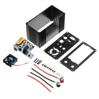 Kit de coque de bricolage e Interfaces multiples en alliage d'aluminium pour XYH3606 CNC DC Buck Boost Converter XYH3606W - b