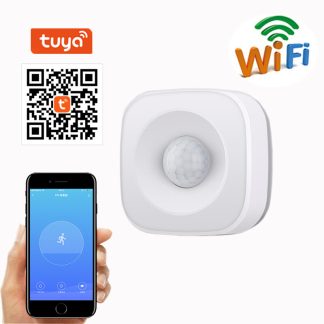 Guudgo Tuya WiFi capteur de corps humain sans fil mouvement du corps intelligent PIR utilisation du capteur de mouvement avec l'application Tuya Smart Life