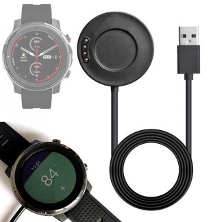 Bakeey 1M Ceble de montre TPU Ceble de chargeur magnetique pour Amazfit stratos 3 montre intelligente Non original