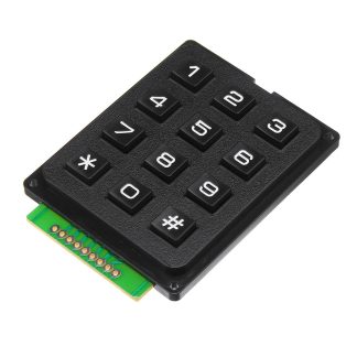 5pcs 12 touches MCU Membrane Switch Keypad 4 x 3 Matrix Array Matrix Keyboard Module Geekcreit pour Arduino - produits qui fonctionnent avec les cartes officielles Arduino
