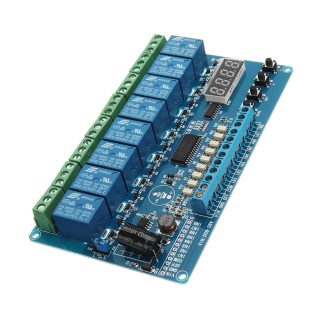 DC 8V e 36V de qualite industrielle module de relais multifonctions 8 canaux module d'alimentation de tension