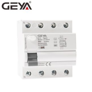 GEYA GYL9 4P 25A 40A 63A 30mA B Type RCCB disjoncteurs e courant residuel disjoncteurs differentiels interrupteur de securite - 40a