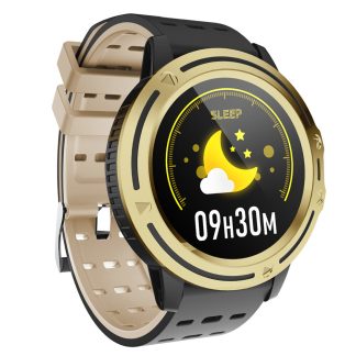 XANESe V5 Bracelet de remise en forme sportive avec ecran tactile entierement etanche - Jaune