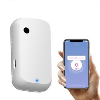 Bakeey Tuya capteur de lumiere WIFI maison intelligente 0 ~ 1000 Lux 180 e eclairage alarme de moniteur de luminosite intelligente