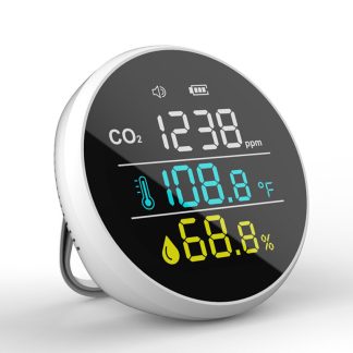 Bakeey DM1305 detecteur de CO2 temperature humidite metre moniteur de qualite de l'air multifonctionnel pour la maison