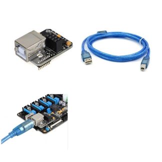Module USB Lerdgee USB pour ordinateur + ceble USB 1.5M pour imprimante Mainboard Lerdge-X 3D