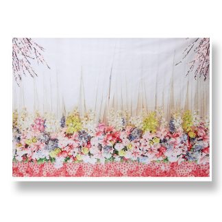 Decoration de mariage de fond de photographie de fleur rose romantique