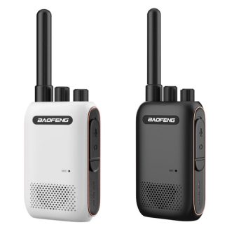 Baofeng BF-358 3000mAh 5W Talkie-walkie sans fil Reduction du bruit haute puissance Communication e haute penetration Mini talkies-walkies portables Radios portables resistantes aux chutes - Noir Prise UE